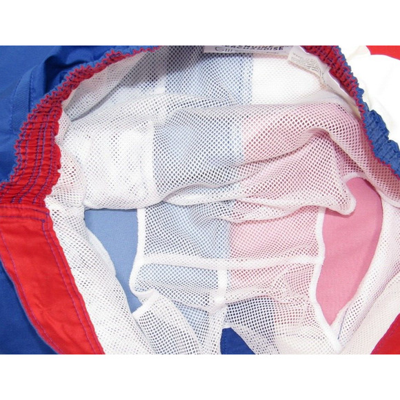 Men G-III Sports MLB Texas Rangers Blue Red White Swim Trunks Swimwear Large NWT - Picture 4 of 4